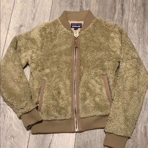 Patagonia fur bomber jacket